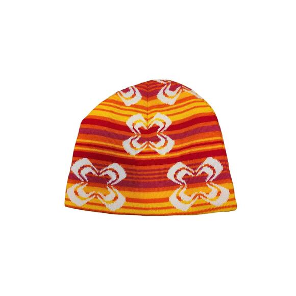 WIGWAM Yellow Pink Orange Beanie Hat NWOT One size - Picture 1 of 3